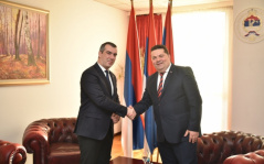 8. januar 2022. Predsednik Narodne skupštine Republike Srbije sa predsednikom Narodne skupštine Republike Srpske